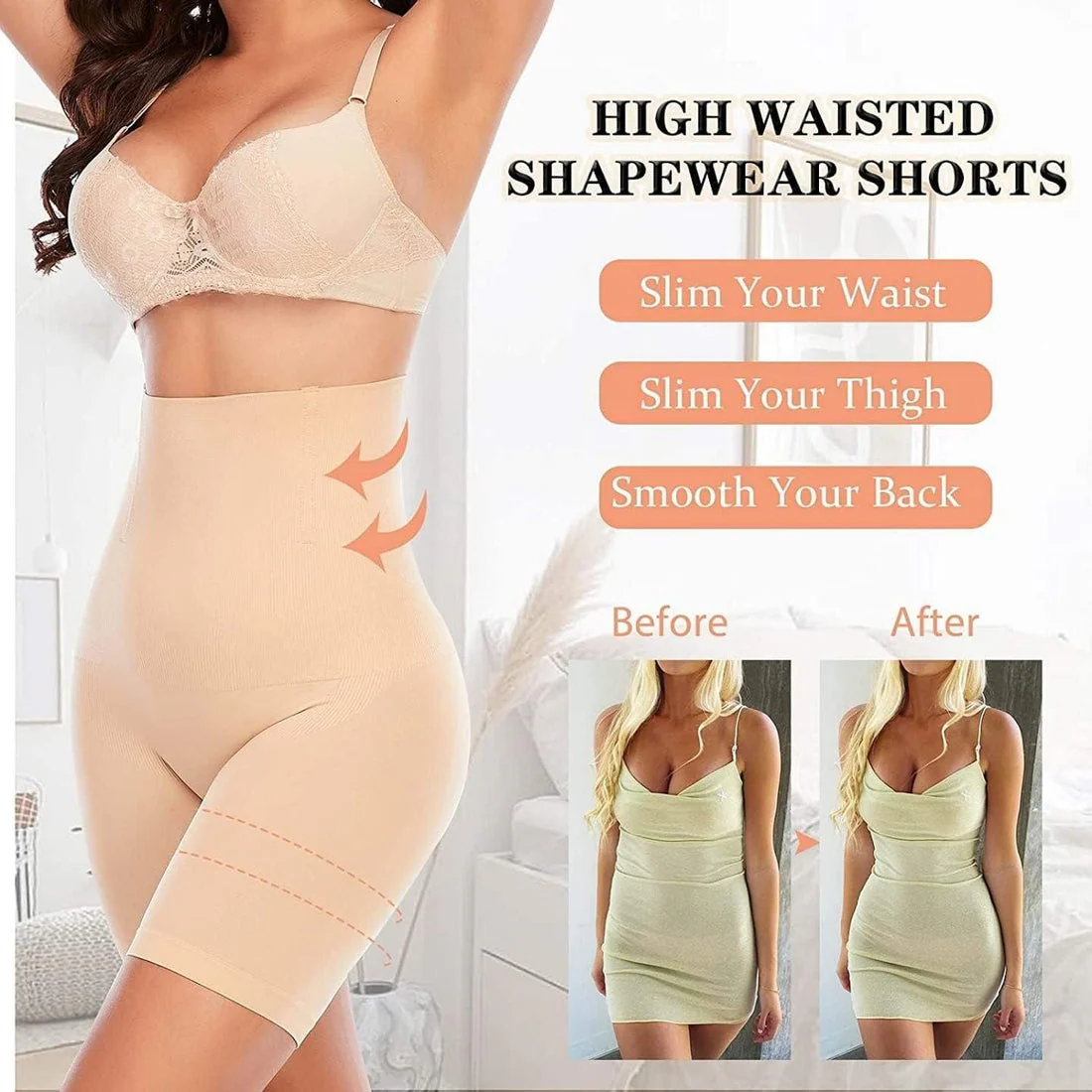 4-in-1 Quick Slim Tummy, Back, Thighs, Hips Body Shaper - Image 5