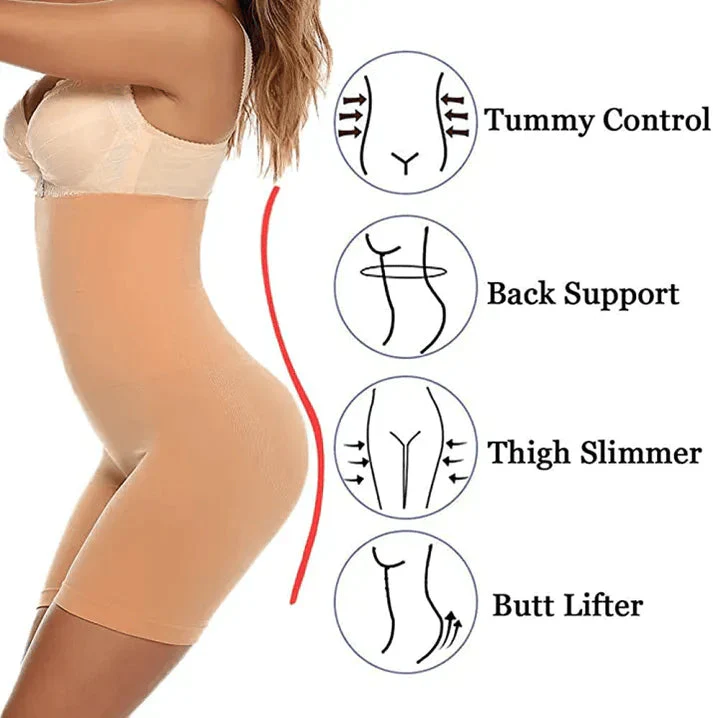 4-in-1 Quick Slim Tummy, Back, Thighs, Hips Body Shaper - Image 7