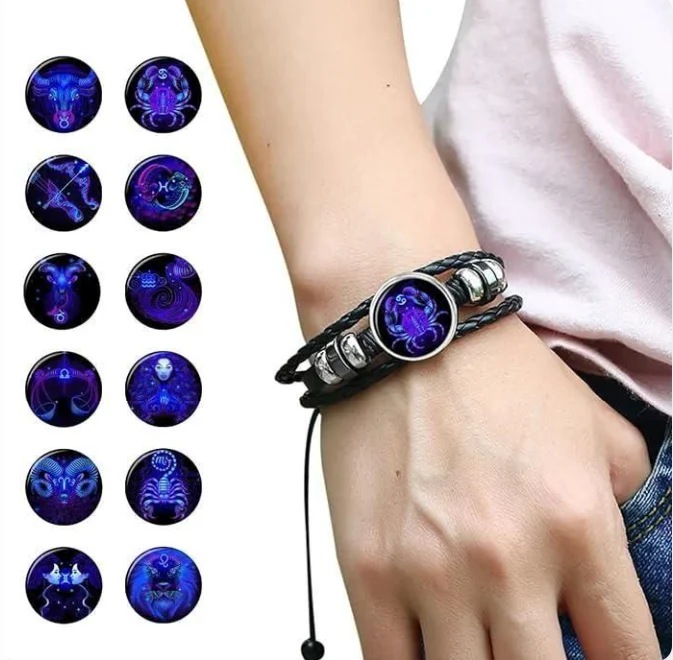 Zodiac Signs Astrology Bracelet - Image 2