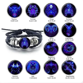 Zodiac Signs Astrology Bracelet - Image 3